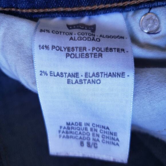 Levis Women 512 Y2K Womens Jeans Sz 8 S/C Preppy Perfectly Slimming Boot Cut - Picture 10 of 10